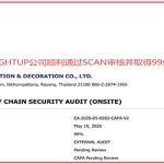 Chúc mừng công ty LIGHTUP Thái Lan đã vượt qua thành công kiểm định nhà máy SCAN một lần duy nhất vào năm 2026 và đạt điểm 99.